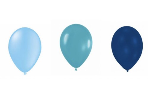 Ballon 3 bleus - 10 ballons