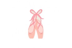 Serviettes chausson de danse x 16