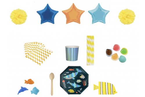 Kit anniversaire sous la mer n° 2