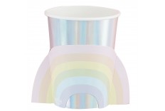 Gobelets iridescent Arc en Ciel