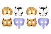 8 Masques animaux Savane