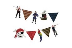 Guirlande de fête de pirates