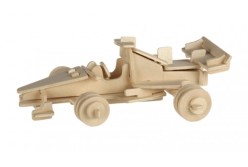 Puzzle en bois voiture 3D à construire - Activité enfant -anniversaire