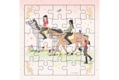Carte Puzzle équitation