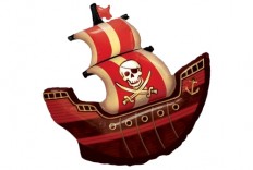 Ballon Bateau de pirate XXL