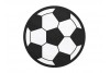 Serviettes ronde ballon de foot