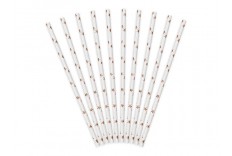 10 pailles étoiles or