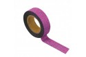 Masking tape pailletté fuchsia