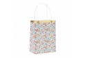 Sacs liberty fleurs et or x 4