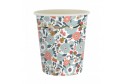 8 Gobelets liberty Fleurs et or