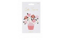 Pics à gâteau fleurs