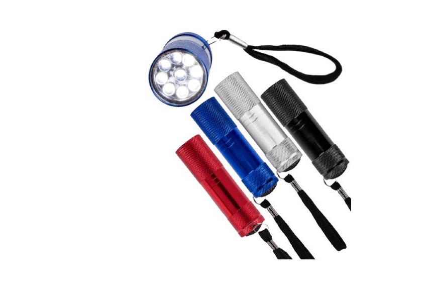 Lampe de poche trois yeux chapeau pince lumière Mini petite torche Camping