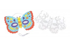 Masque Papillon à colorier